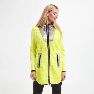 Women’s Silver and Citric Acid Sportalm Long Jacket